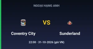 Coventry City vs Sunderland
