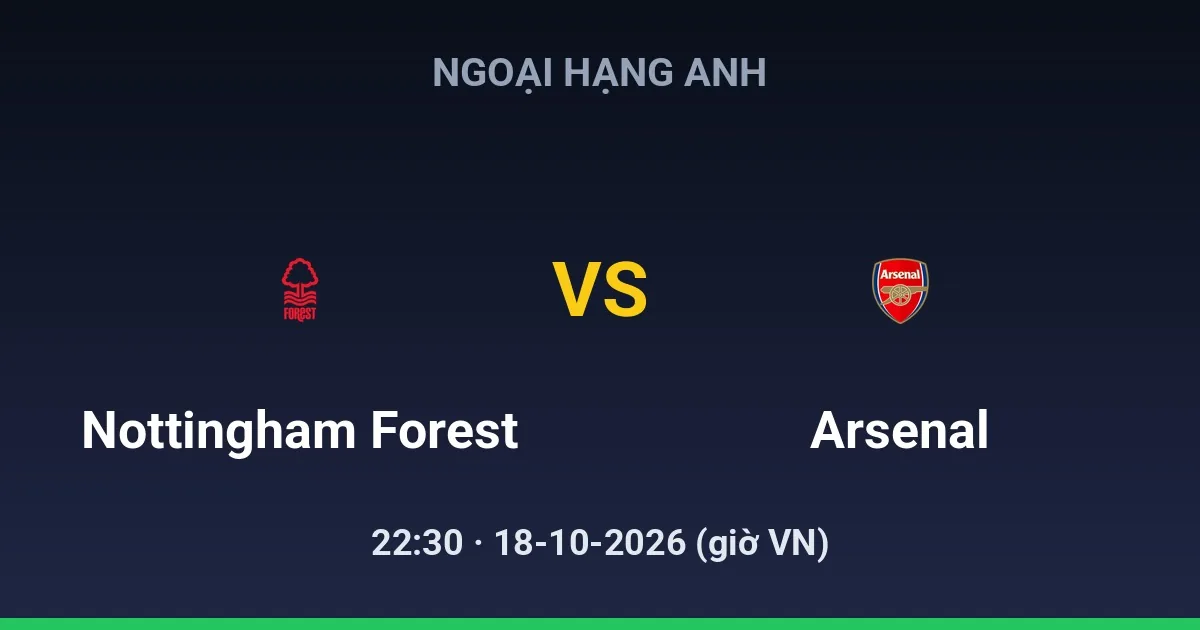Nottingham Forest vs Arsenal